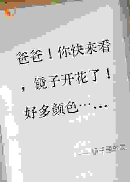 镜子里的花