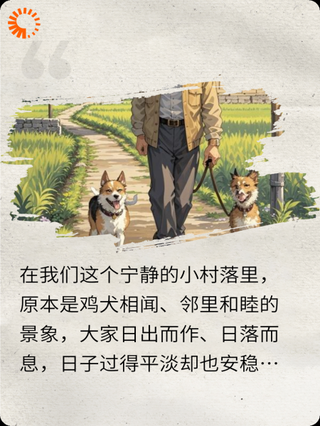 村中恶犬之患