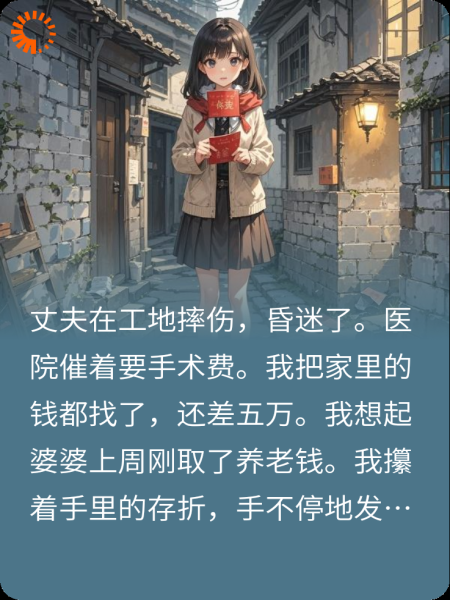 婆婆藏起我的救命钱还倒打一耙