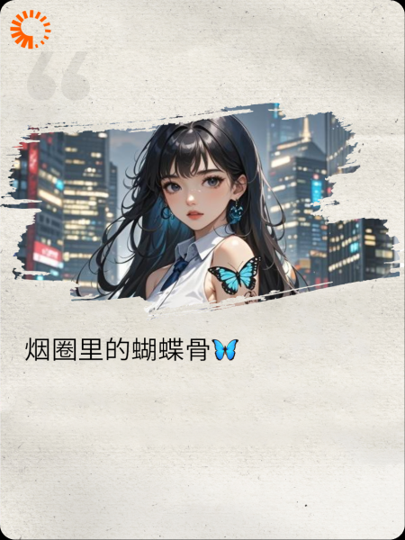 烟圈里的蝴蝶骨
